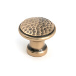 Polished Bronze Hammered Cabinet Knob - Medium | 51296