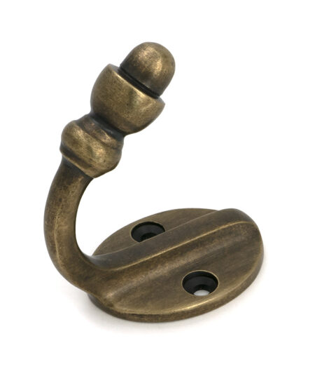 Burnished Brass Coat Hook | 51301
