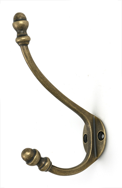 Burnished Brass Hat & Coat Hook | 51303
