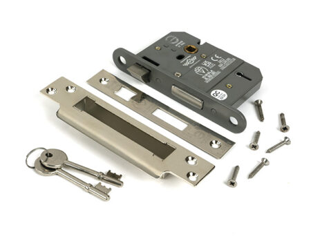 Polished Nickel 3" 5 Lever BS Sash Lock | 51348 - Image 3