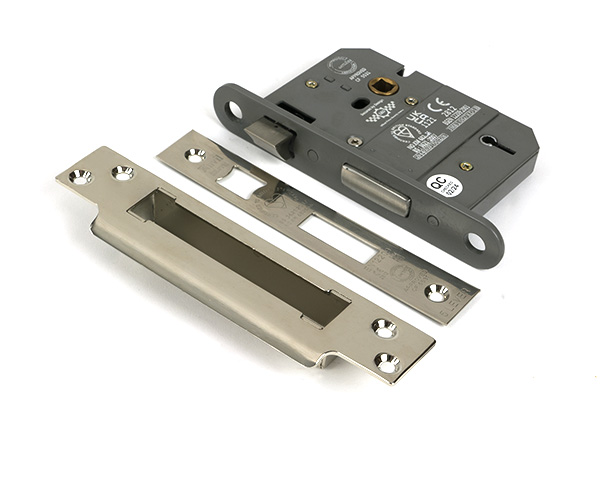 Polished Nickel 3" 5 Lever BS Sash Lock KA | 51368