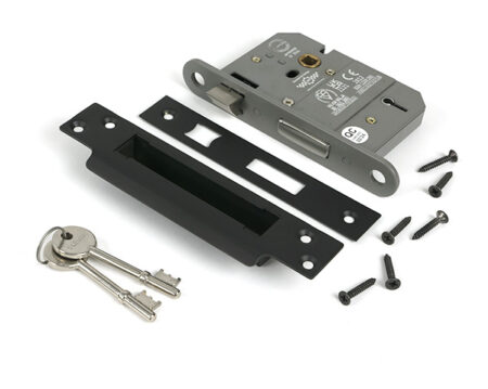 Aged Bronze 3" 5 Lever BS Sash Lock KA | 51371 - Image 3