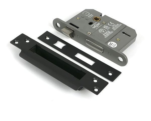 Aged Bronze 3" 5 Lever BS Sash Lock KA | 51371