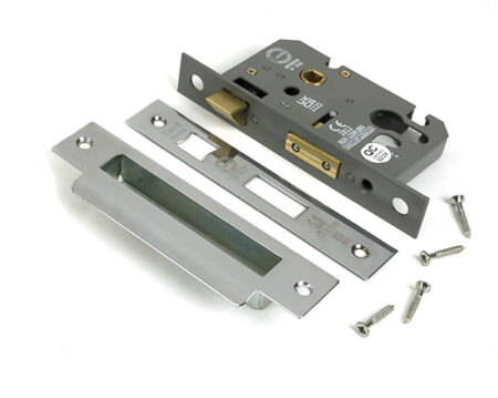 Polished Chrome 2½" Euro Profile Sash Lock | 51379 - Image 3