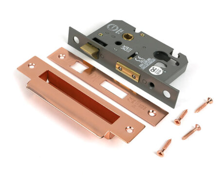 From the Anvil Polished Bronze 2½" Euro Profile Sash Lock - Image 3