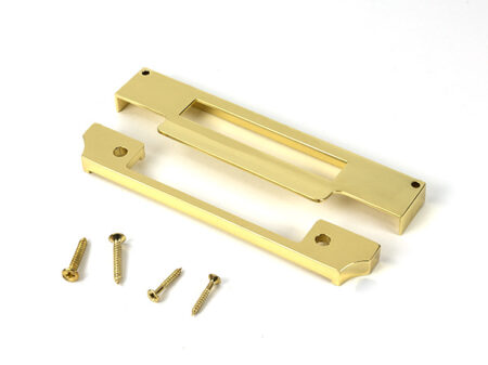 Polished Brass ½" Rebate Kit for Euro Sash Lock | 51395 - Image 3