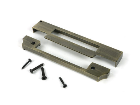 Aged Brass ½" Rebate Kit for Euro Sash Lock | 51396 - Image 3