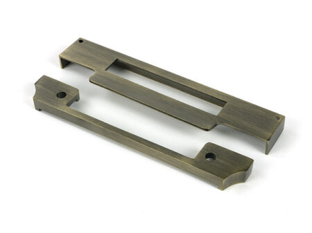 Aged Brass ½" Rebate Kit for Euro Sash Lock | 51396
