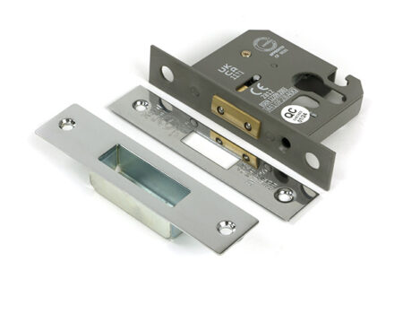 Polished Chrome 2½" Euro Profile Dead Lock | 51451