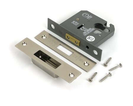 From the Anvil Polished Nickel 3" Euro Profile Dead Lock - Image 3