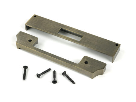 Aged Brass ½" Rebate Kit for Euro Dead Lock | 51468 - Image 3