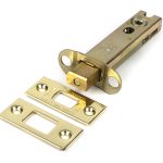 Polished Brass 4" Heavy Duty Tubular Deadbolt | 51497