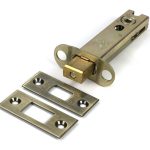 Aged Brass 4" Heavy Duty Tubular Deadbolt | 51498