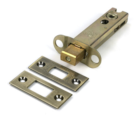 Aged Brass 4" Heavy Duty Tubular Deadbolt | 51498