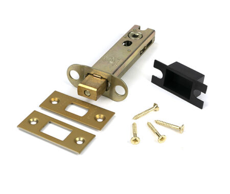 Satin Brass 4" Heavy Duty Tubular Deadbolt | 51499 - Image 3