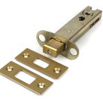 Satin Brass 4" Heavy Duty Tubular Deadbolt | 51499