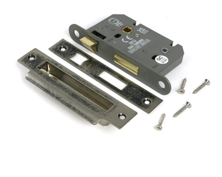 Pewter 2½" Heavy Duty Bathroom Mortice Lock | 51779 - Image 3