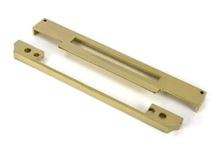 Polished Brass ½" Rebate Kit for Euro Din Sash Lock | 51810