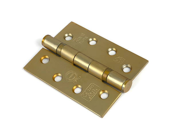 Satin Brass 4" Ball Bearing Butt Hinge (Pair) ss | 51822