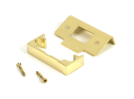 Polished Brass ½" Rebate Kit for Tubular Mortice Latch | 51824 - Image 3