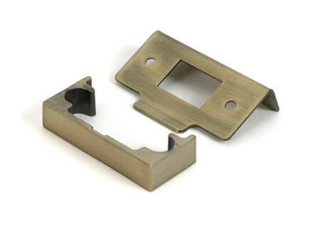Aged Brass ½" Rebate Kit for Tubular Mortice Latch | 51825
