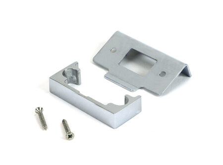 Polished Chrome ½" Rebate Kit for Tubular Mortice Latch | 51827 - Image 3