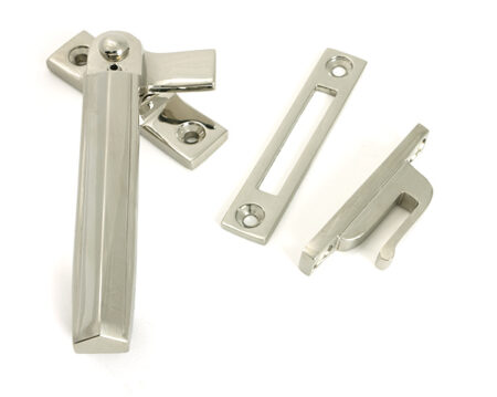 Polished Nickel Locking Art Deco Fastener - LH | 51915