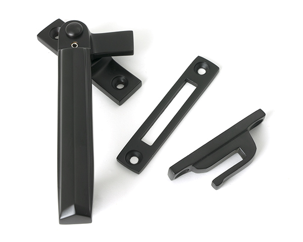 Aged Bronze Locking Art Deco Fastener - LH | 51917