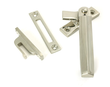 Polished Nickel Locking Art Deco Fastener - RH | 51921