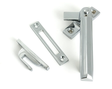 Polished Chrome Locking Art Deco Fastener - RH | 51922