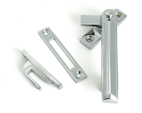 Polished Chrome Locking Art Deco Fastener - RH | 51922
