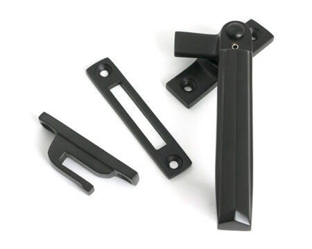 Aged Bronze Locking Art Deco Fastener - RH | 51923