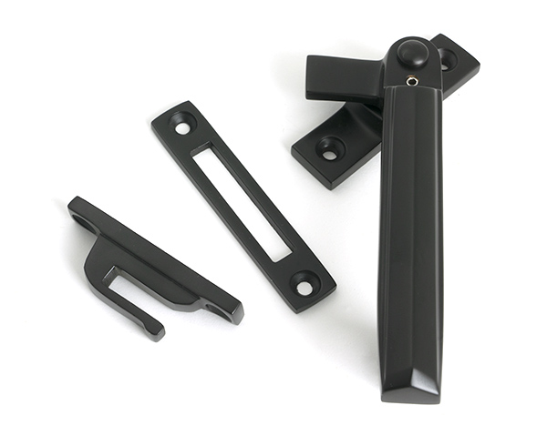 Aged Bronze Locking Art Deco Fastener - RH | 51923