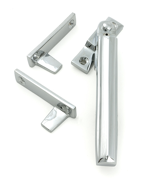 Polished Chrome Night-Vent Locking Art Deco Fastener | 51928