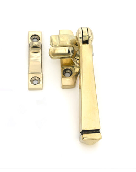 Polished Brass Night-Vent Locking Avon Fastener (Steel Window) | 51992 - Image 3