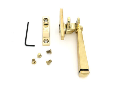 Polished Brass Night-Vent Locking Avon Fastener (Steel Window) | 51992 - Image 4