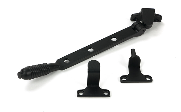 Matt Black 8" Reeded Stay (Steel Window) | 52016