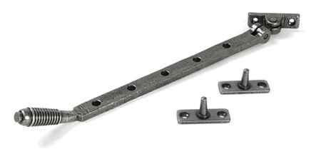 From the Anvil Pewter 12" Reeded Stay - Pewter Patina