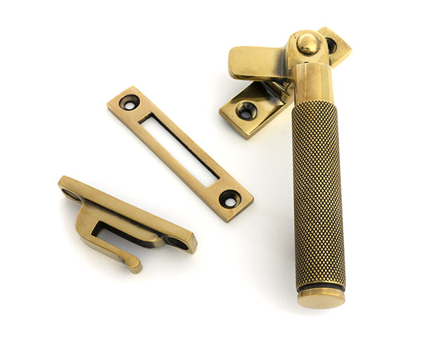 Aged Brass Locking Brompton Fastener - RH | 52116