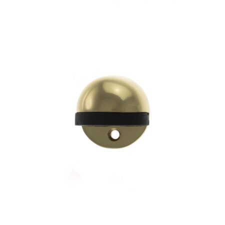 Atlantic Polished Brass Atlantic Half-Moon Premium Floor Mounted Door Stop - (ADSHMPPB) - Image 2