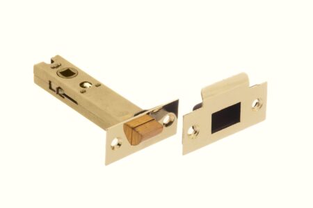 Atlantic Polished Brass Atlantic Heavy Duty Bolt Through Tubular Latch 4" - (AL4BP) - Image 2
