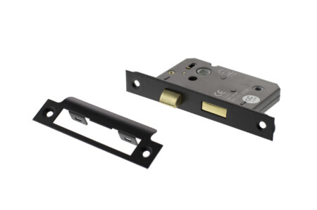 Matt Black Atlantic Bathroom Lock [CE] 2.5" - (ALKBATH25MB) - Image 2