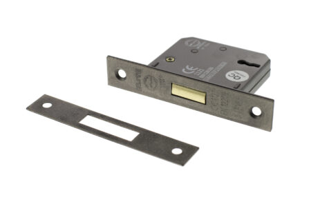 Distressed Silver Atlantic 3 Lever Key Deadlock [CE] 2.5" - (ALKDEAD3LK25DS) - Image 2