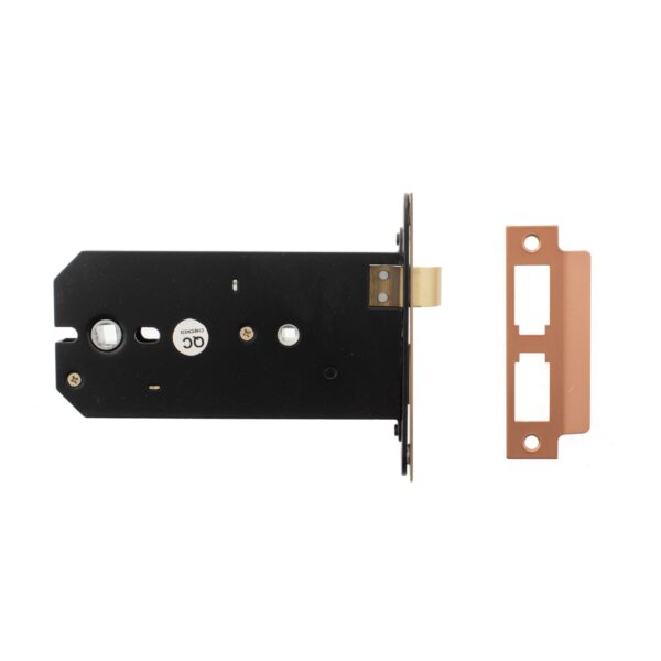 Antique Copper Atlantic Horizontal Bathroom Sashlock 6" - (ALKHZBAC)