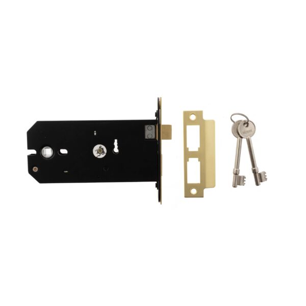Matt Gun Metal Atlantic Horizontal 3 Lever Sashlock 6" - (ALKHZSMBN)