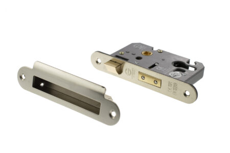 Satin Nickel Atlantic Euro Radius Corner Sashlock [CE] 3" - (ALKRCSASHE3SN) - Image 2