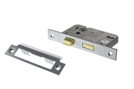 Satin Chrome Atlantic 3 Lever Key Sashlock [CE] 2.5" - (ALKSASH3LK25SC) - Image 2