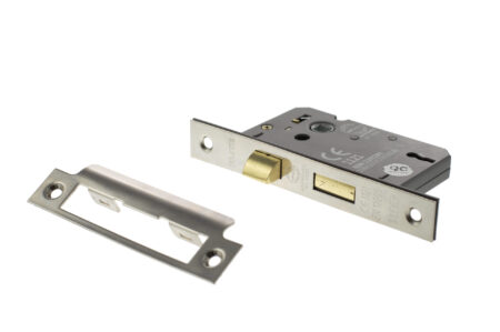 Satin Nickel Atlantic 3 Lever Key Sashlock [CE] 2.5" - (ALKSASH3LK25SN) - Image 2