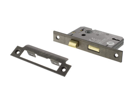 Distressed Silver Atlantic 3 Lever Key Sashlock [CE] 3" - (ALKSASH3LK3DS) - Image 2