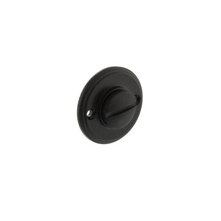 Matt Black Millhouse Brass Solid Brass Oval WC Turn and Release - (MHOWCMB) - Image 2